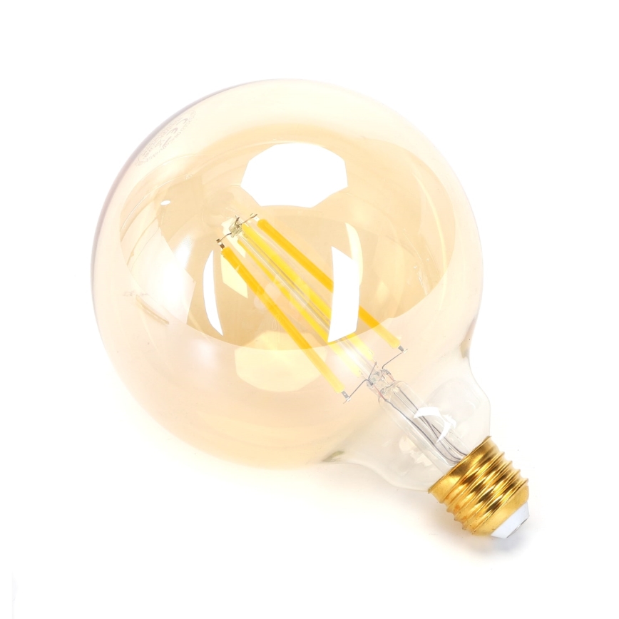 Bombilla LED regulable FILAMENT G125 E27/6W/230V 2700-6500K Wi-Fi - Aigostar