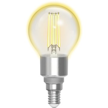 Bombilla LED regulable FILAMENT G45 E14/4,5W/230V 2700-6500K Wi-Fi - Aigostar