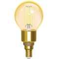 Bombilla LED regulable FILAMENT G45 E14/4,5W/230V 2700-6500K Wi-Fi - Aigostar