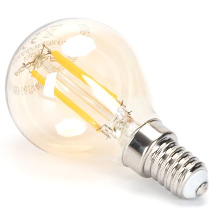 Bombilla LED regulable FILAMENT G45 E14/4W/230V 2200K - Aigostar