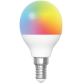 Bombilla LED regulable FILAMENT G45 E14/6,5W/230V 2700-6500K Wi-Fi - Aigostar