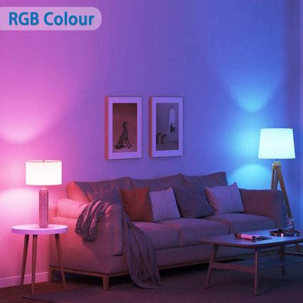 Bombilla LED regulable FILAMENT G45 E14/6,5W/230V 2700-6500K Wi-Fi - Aigostar