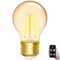 Bombilla LED regulable FILAMENT G45 E27/4,5W/230V 2700-6500K Wi-Fi - Aigostar