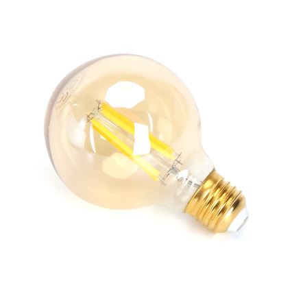 Bombilla LED regulable FILAMENT G80 E27/6W/230V 2700-6500K Wi-Fi - Aigostar