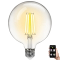 Bombilla LED regulable FILAMENT MESH Inteligente G125 E27/6W/230V 2700-6500K - Aigostar