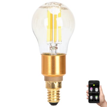 Bombilla LED regulable FILAMENT MESH Inteligente G45 E14/4,5W/230V 2700-6500K - Aigostar