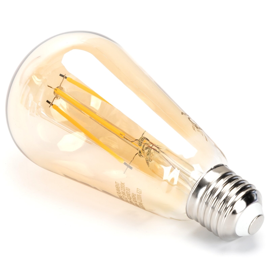 Bombilla LED regulable FILAMENT ST64 E27/6W/230V 2200K - Aigostar