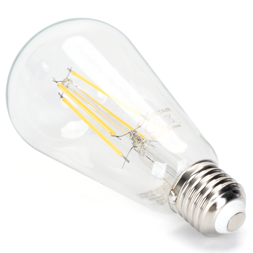 Bombilla LED regulable FILAMENT ST64 E27/6W/230V 2700K - Aigostar