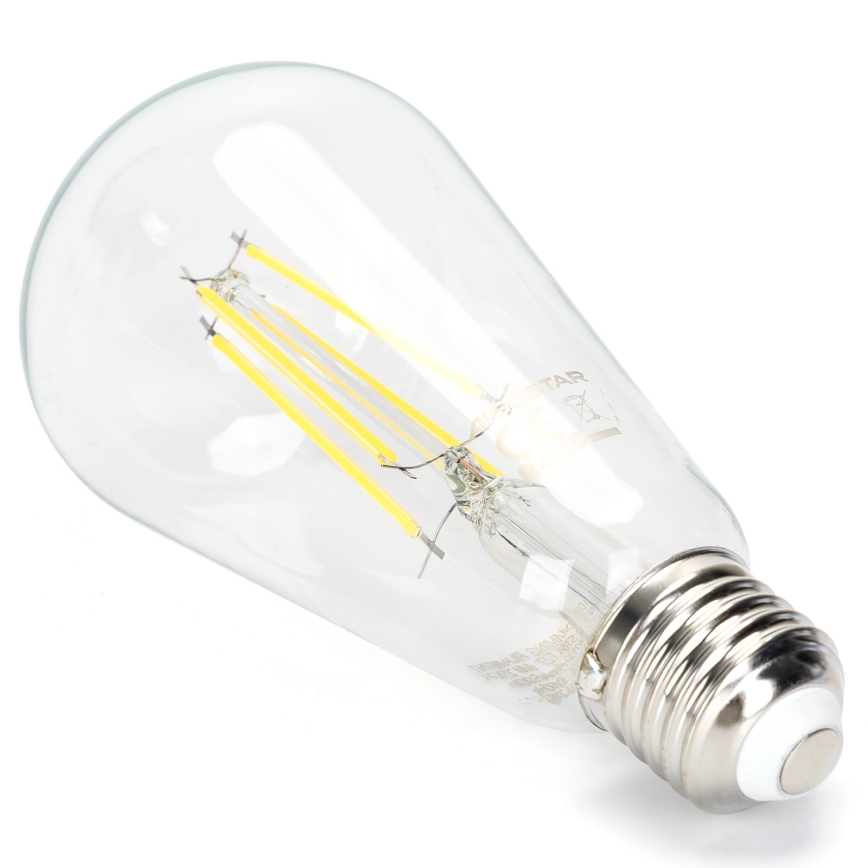 Bombilla LED regulable FILAMENT ST64 E27/6W/230V 6500K - Aigostar