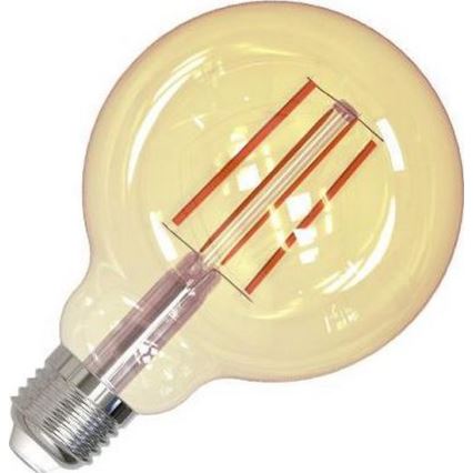 Bombilla LED regulable FILAMENT VINTAGE G95 E27/12W/230V 2000K