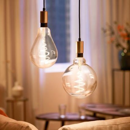 Bombilla LED regulable FILAMENT G200 E27/6,5W/230V 2700-6500K CRI 90 Wi-Fi - WiZ