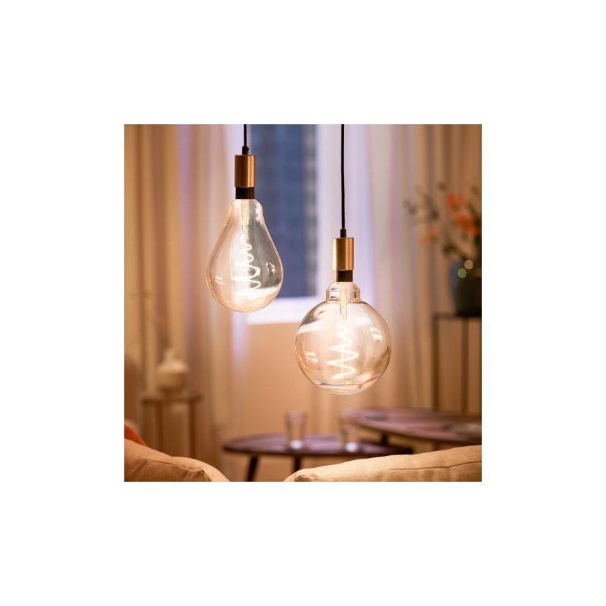 Bombilla LED regulable FILAMENT G200 E27/6,5W/230V 2700-6500K CRI 90 Wi-Fi - WiZ
