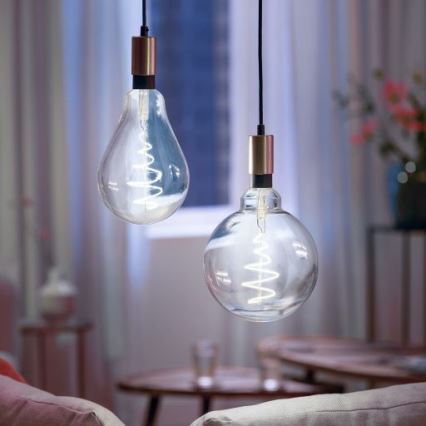 Bombilla LED regulable FILAMENT G200 E27/6,5W/230V 2700-6500K CRI 90 Wi-Fi - WiZ