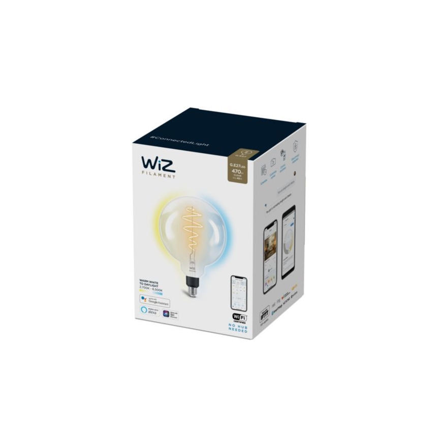 Bombilla LED regulable FILAMENT G200 E27/6,5W/230V 2700-6500K CRI 90 Wi-Fi - WiZ