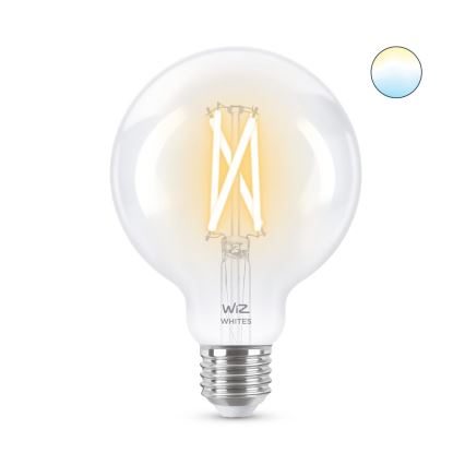 Bombilla LED regulable FILAMENT G95 E27/6,7W/230V 2700-6500K CRI 90 Wi-Fi - WiZ