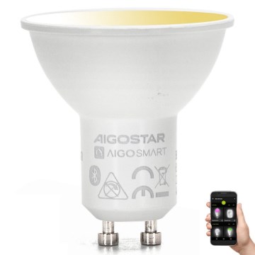 Bombilla LED regulable GU10/6,5W/230V 2700-6500K - Aigostar