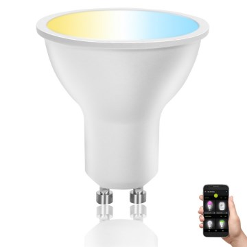 Bombilla LED regulable GU10/6W/230V 2700-6500K Wi-Fi - Aigostar