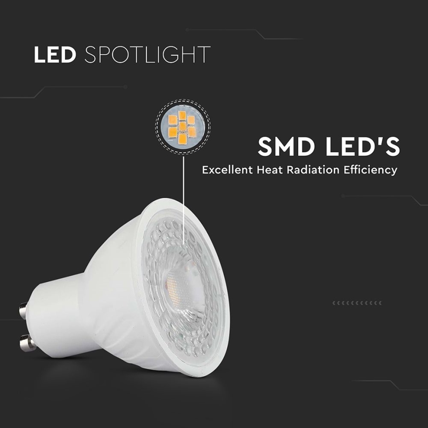 Bombilla LED regulable GU10/6W/230V 6500K 38°
