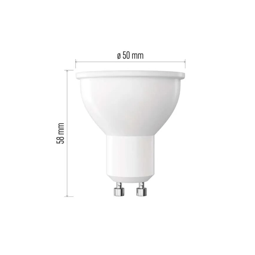 Bombilla LED regulable MR16 GU10/7W/230V 4000K