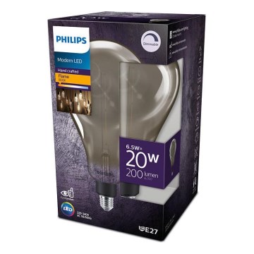 Bombilla LED regulable Philips A160 E27/6,5W/230V 1800K