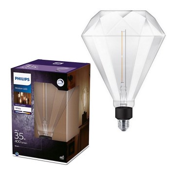 Bombilla LED Regulable Philips E27/4W/230V 3000K