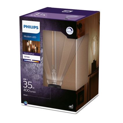 Bombilla LED Regulable Philips E27/4W/230V 3000K