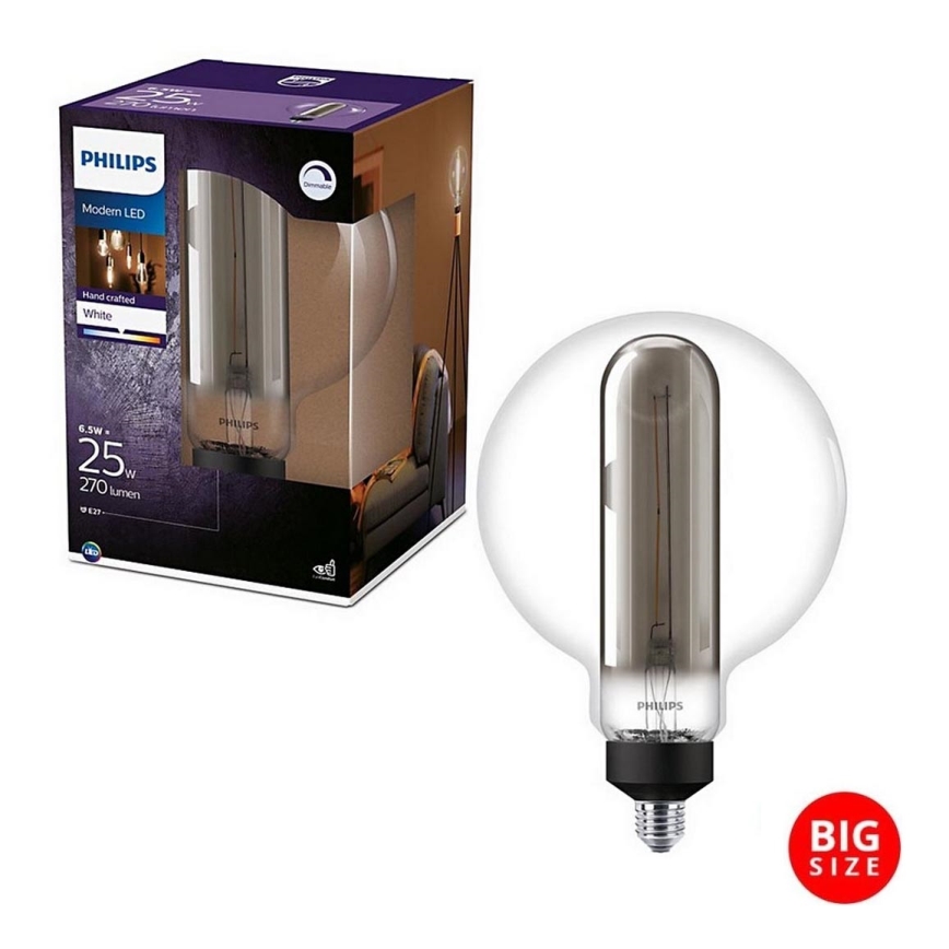 Bombilla LED Regulable Philips E27/6,5W/230V 3000K