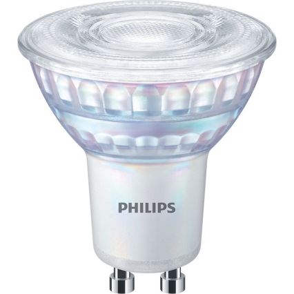 Bombilla LED regulable Philips GU10/6,2W/230V 3000K CRI 90