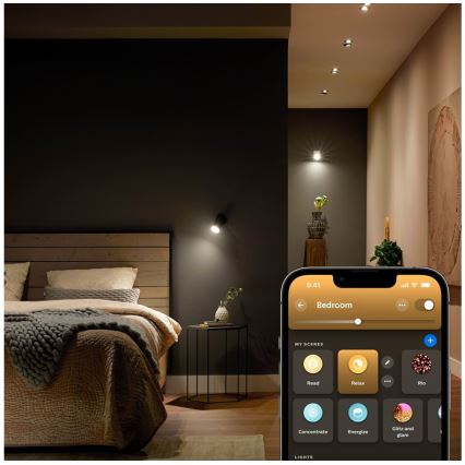 Bombilla LED regulable Philips Hue White Ambiance GU5,3/MR16/5,1W/12V 2200-6500K