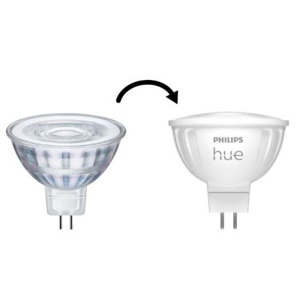 Bombilla LED regulable Philips Hue White Ambiance GU5,3/MR16/5,1W/12V 2200-6500K