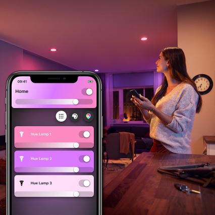 Bombilla LED regulable Philips Hue White And Color Ambiance E27/6,5W/230V 2000-6500K