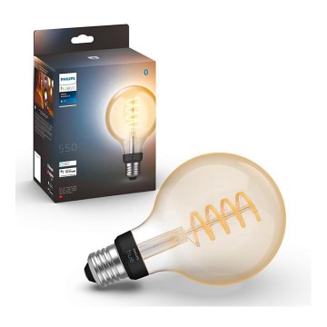 Bombilla LED regulable Philips Hue WHITE AMBIANCE G93 E27/7W/230V 2200-4500K