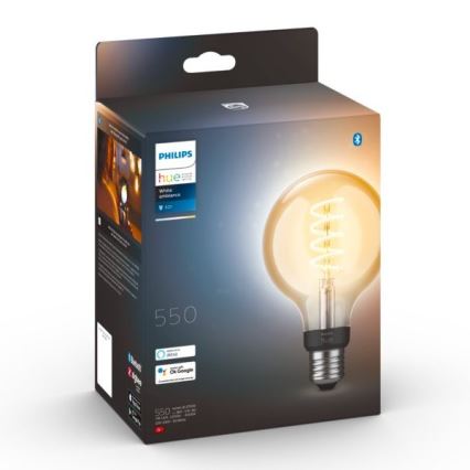 Bombilla LED regulable Philips Hue WHITE AMBIANCE G93 E27/7W/230V 2200-4500K