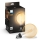 Bombilla LED regulable Philips Hue WHITE FILAMENT G125 E27/7W/230V 2100K