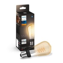 Bombilla LED regulable Philips Hue WHITE FILAMENT ST64 E27/7W/230V 2100K