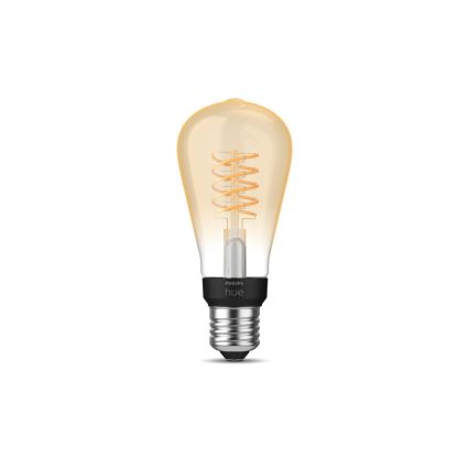 Bombilla LED regulable Philips Hue WHITE FILAMENT ST64 E27/7W/230V 2100K