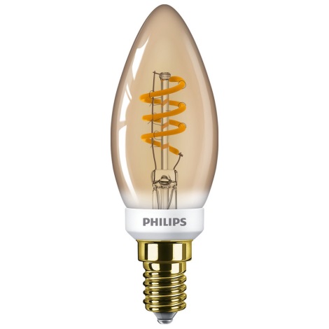 Bombilla LED Regulable Philips VINTAGE E14/3,5W/230V 2000K