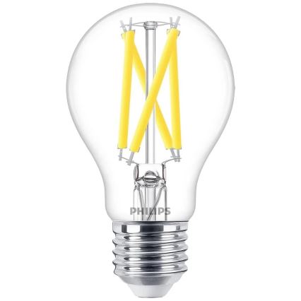 Bombilla LED regulable Philips Warm Glow A60 E27/7,9W/230V 2200-2700K CRI 90