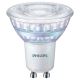 Bombilla LED regulable Philips Warm Glow GU10/6,2W/230V 2200-2700K CRI 90