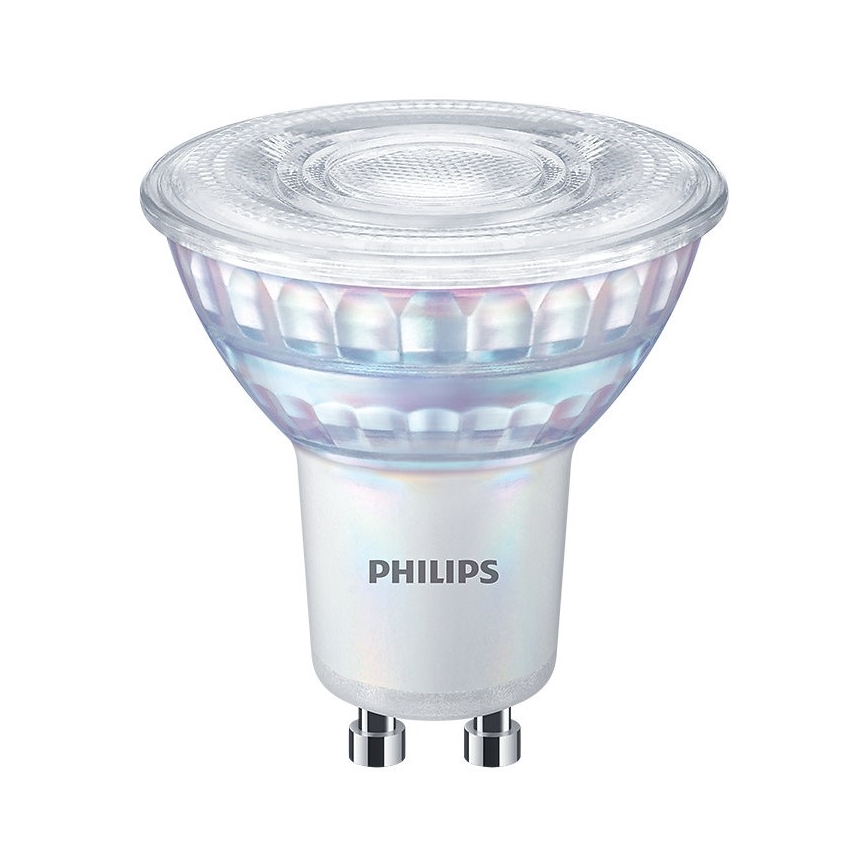 Bombilla LED regulable Philips Warm Glow GU10/6,2W/230V 2200-2700K CRI 90