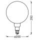 Bombilla LED regulable SMART+ GLOBE G200 E27/6W/230V 2500K Wi-Fi - Ledvance