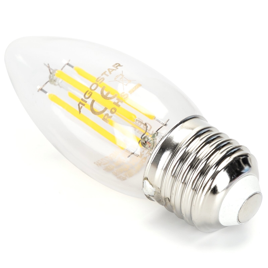 Bombilla LED regulable VINTAGE C35 E27/4W/230V 6500K - Aigostar