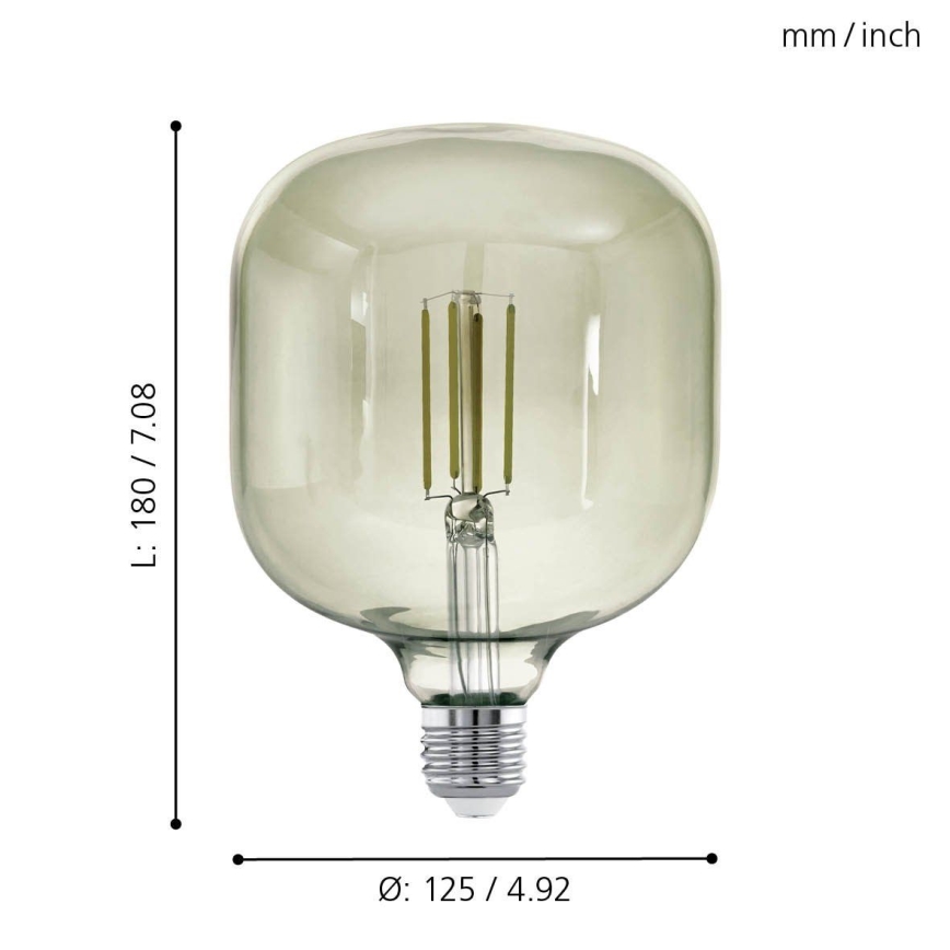 Bombilla LED regulable VINTAGE E27/4W/230V 3000K  - Eglo 12597
