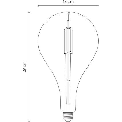 Bombilla LED regulable VINTAGE EDISON E27/4W/230V 2700K CRI 90