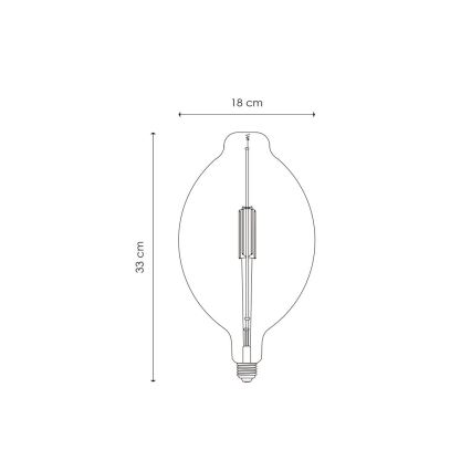 Bombilla LED regulable VINTAGE EDISON E27/4W/230V 2700K