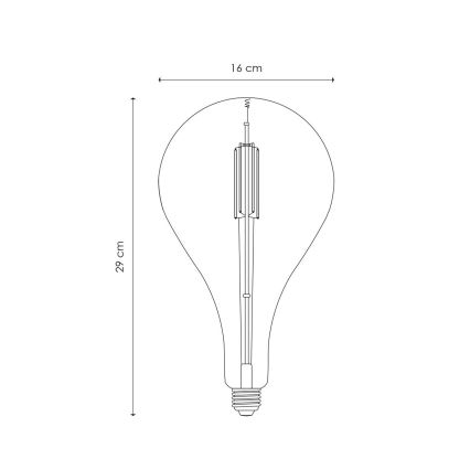 Bombilla LED regulable VINTAGE EDISON E27/4W/230V 2700K