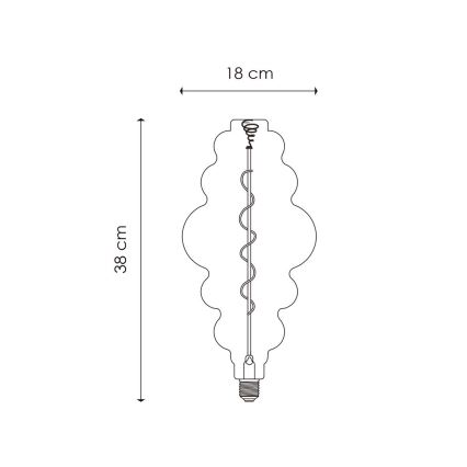 Bombilla LED regulable VINTAGE EDISON E27/4W/230V 3000K CRI 90