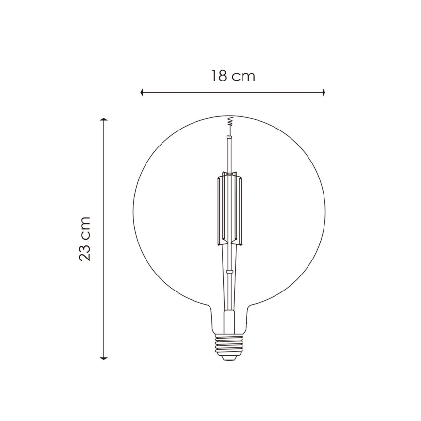 Bombilla LED regulable VINTAGE EDISON G180 E27/4W/230V 2700K