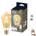 Bombilla LED regulable VINTAGE FILAMENT ST64 E27/7W/230V 2000-5000K CRI 90 Wi-Fi - WiZ