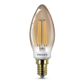 Bombilla LED regulable VINTAGE Philips B35 E14/5W/230V 2200K